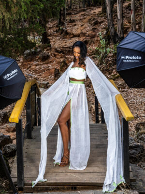 Ruth Tewodros Miss Ethiopia 2024 portrait photoshoot in Addis Ababa